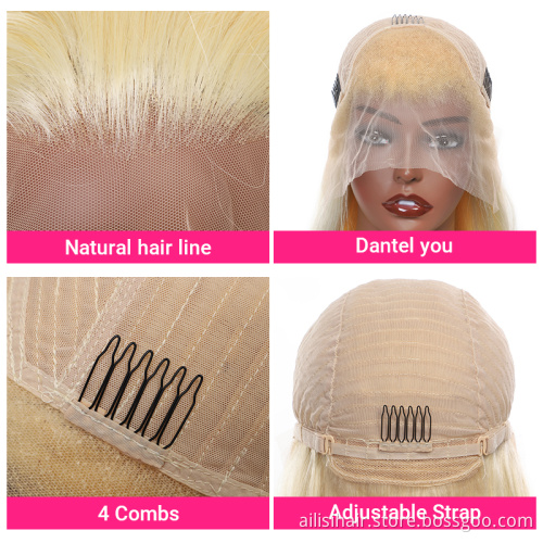 Top Seller Human Hair Lace Front Wigs For Black Women 13*4 Wigs Human Hair Lace Front Blonde